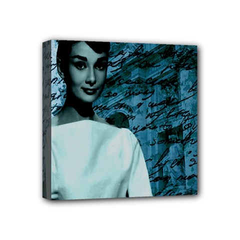 Audrey Hepburn Mini Canvas 4  X 4 