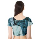 Audrey Hepburn Short Sleeve Crop Top (Tight Fit) View2