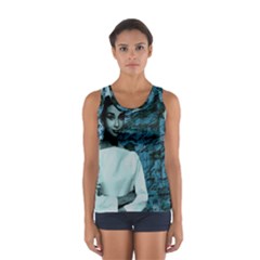 Audrey Hepburn Women s Sport Tank Top  by Valentinaart