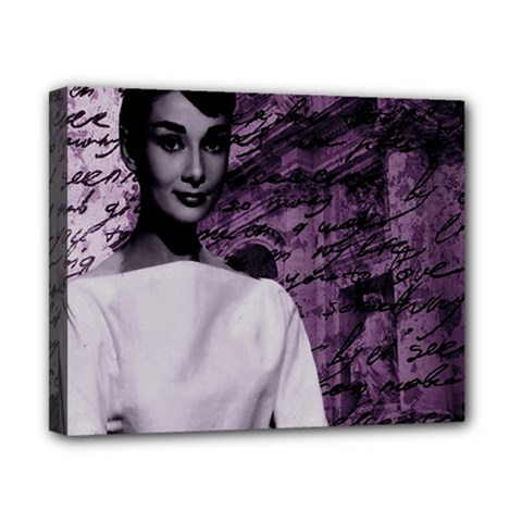 Audrey Hepburn Canvas 10  X 8 