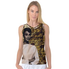 Audrey Hepburn Women s Basketball Tank Top by Valentinaart