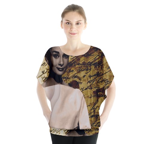 Audrey Hepburn Blouse by Valentinaart