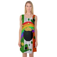 Pot Of Gold Sleeveless Satin Nightdress