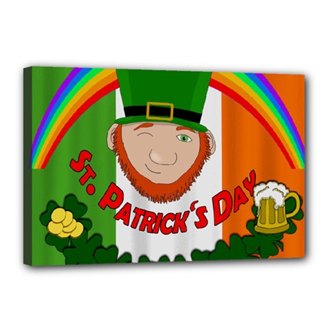 St  Patricks Day  Canvas 18  X 12 