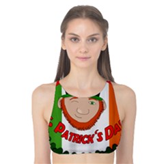 St  Patricks Day  Tank Bikini Top by Valentinaart