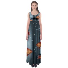 Natural Habitat Empire Waist Maxi Dress