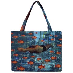 Urban Swimmers   Mini Tote Bag by Valentinaart