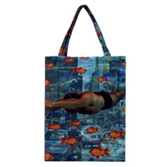 Urban Swimmers   Classic Tote Bag by Valentinaart