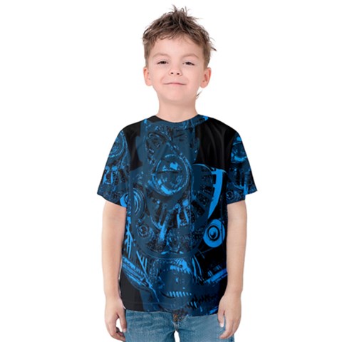 Warrior - Blue Kids  Cotton Tee by Valentinaart