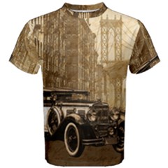 Vintage Old Car Men s Cotton Tee by Valentinaart