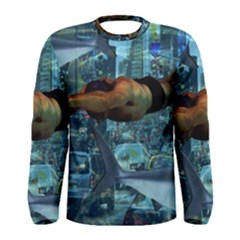 Urban swimmers   Men s Long Sleeve Tee