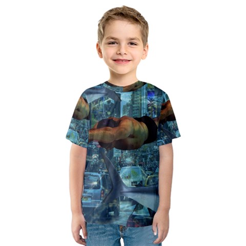 Urban Swimmers   Kids  Sport Mesh Tee by Valentinaart