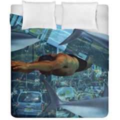 Urban swimmers   Duvet Cover Double Side (California King Size)