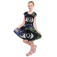 Mother Earth  Kids  Short Sleeve Dress by Valentinaart