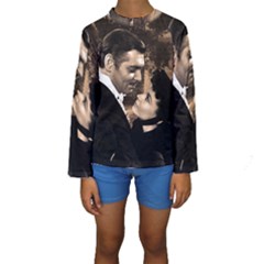 Gone With The Wind Kids  Long Sleeve Swimwear