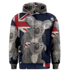 Australia  Men s Zipper Hoodie