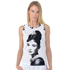 Audrey Hepburn Women s Basketball Tank Top by Valentinaart