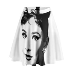 Audrey Hepburn High Waist Skirt by Valentinaart