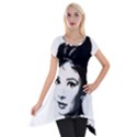 Audrey Hepburn Short Sleeve Side Drop Tunic View1