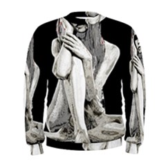 Stone Girl Men s Sweatshirt by Valentinaart