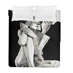 Stone Girl Duvet Cover Double Side (full/ Double Size) by Valentinaart