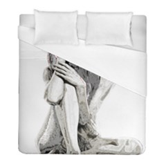 Stone Girl Duvet Cover (full/ Double Size) by Valentinaart