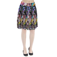 Graffiti Girl Pleated Skirt