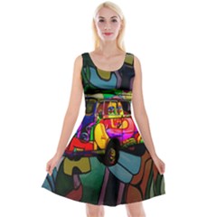 Hippie Van  Reversible Velvet Sleeveless Dress