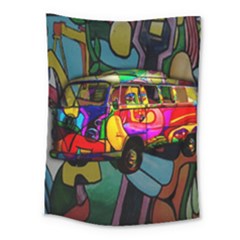 Hippie Van  Medium Tapestry