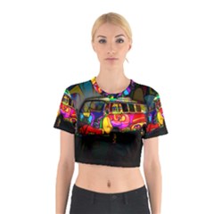 Hippie Van  Cotton Crop Top