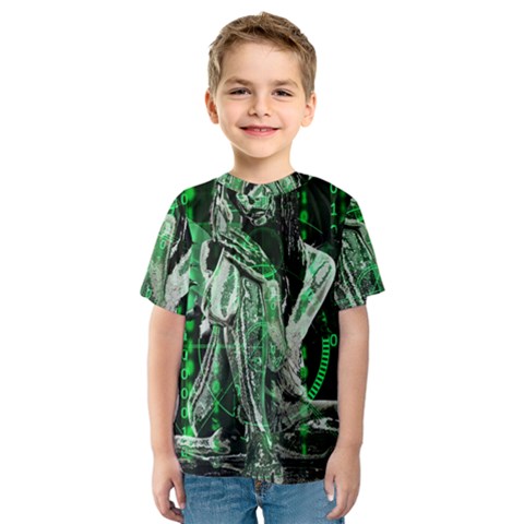 Cyber Angel Kids  Sport Mesh Tee by Valentinaart