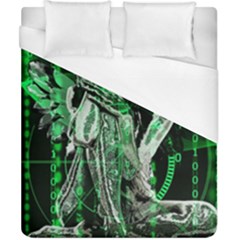 Cyber Angel Duvet Cover (california King Size) by Valentinaart