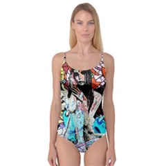 Graffiti Angel Camisole Leotard  by Valentinaart