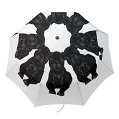 Bulldog Folding Umbrellas by Valentinaart