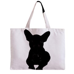 Bulldog Zipper Mini Tote Bag