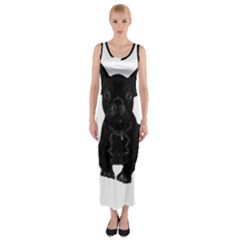 Bulldog Fitted Maxi Dress