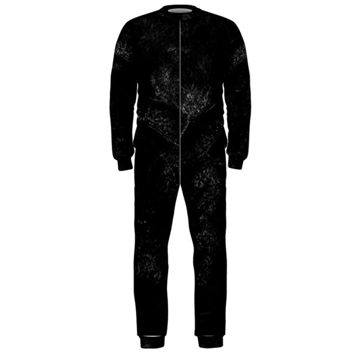 Black bulldog OnePiece Jumpsuit (Men) 