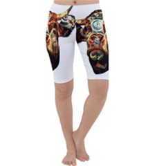 Artistic Cow Cropped Leggings 