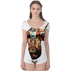 Artistic Cow Boyleg Leotard 