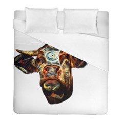 Artistic Cow Duvet Cover (full/ Double Size) by Valentinaart