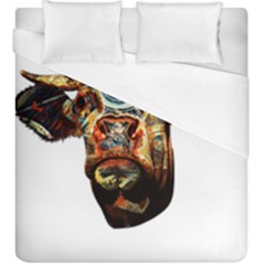 Artistic Cow Duvet Cover (king Size) by Valentinaart