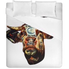 Artistic Cow Duvet Cover Double Side (california King Size) by Valentinaart