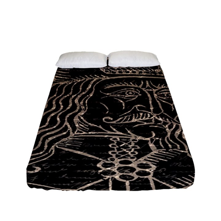 Count Vlad Dracula Fitted Sheet (Full/ Double Size)