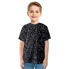 Handwriting  Kids  Sport Mesh Tee