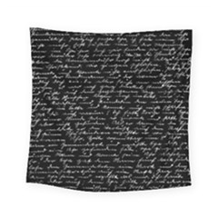 Handwriting  Square Tapestry (small) by Valentinaart