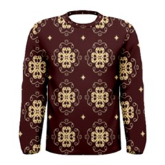 Seamless Ornament Symmetry Lines Men s Long Sleeve Tee