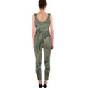 Vintage Background Green Leaves OnePiece Catsuit View2