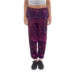 Retro Flower Pattern Design Batik Women s Jogger Sweatpants