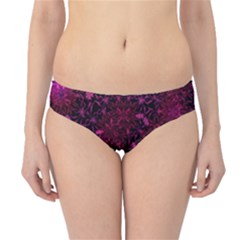 Retro Flower Pattern Design Batik Hipster Bikini Bottoms