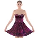 Retro Flower Pattern Design Batik Strapless Bra Top Dress View1